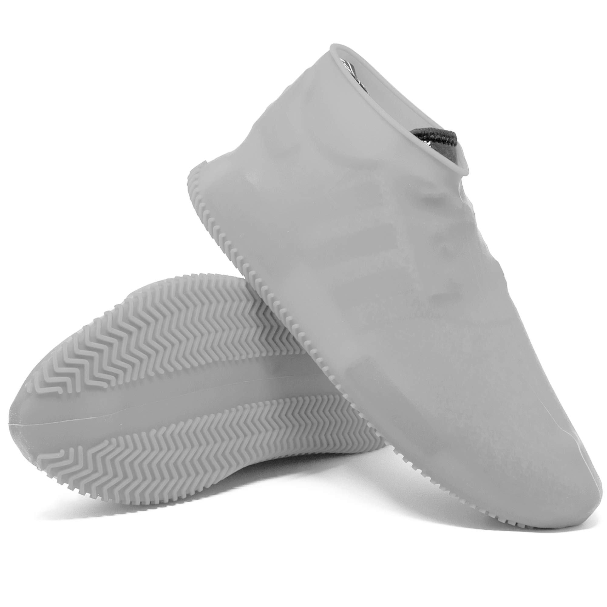 BOVAI - Waterproof Shoe Covers Reusable Rain Shoe Cover Silicone Magic Shoe Running Cover Work Rubber Protector (Large, White) (B07NX1LRF2) Amazon Price History, Amazon Price Tracker