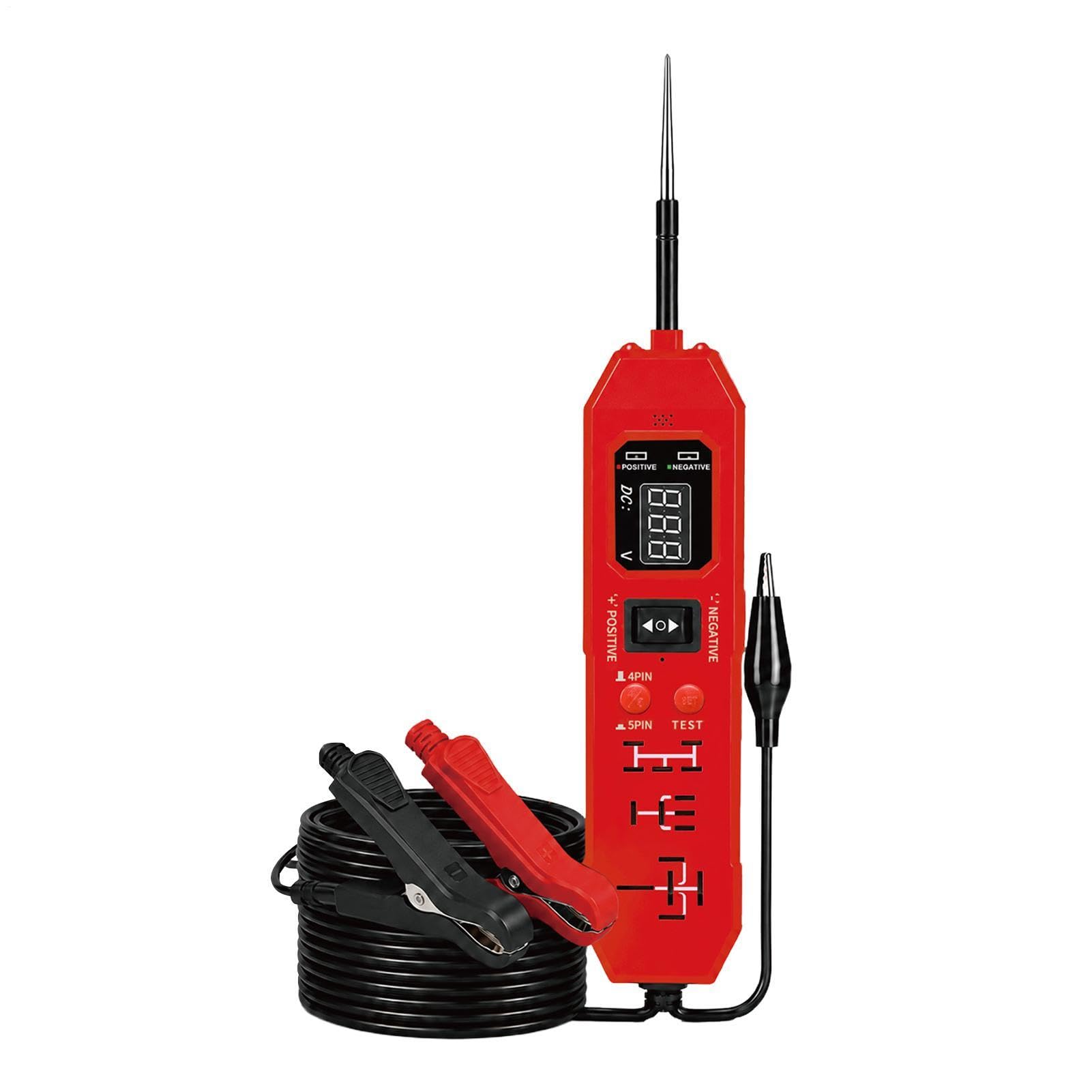 Tester obwodu przekaźnika, urządzenie typu plug and play, 12 V, 24 V