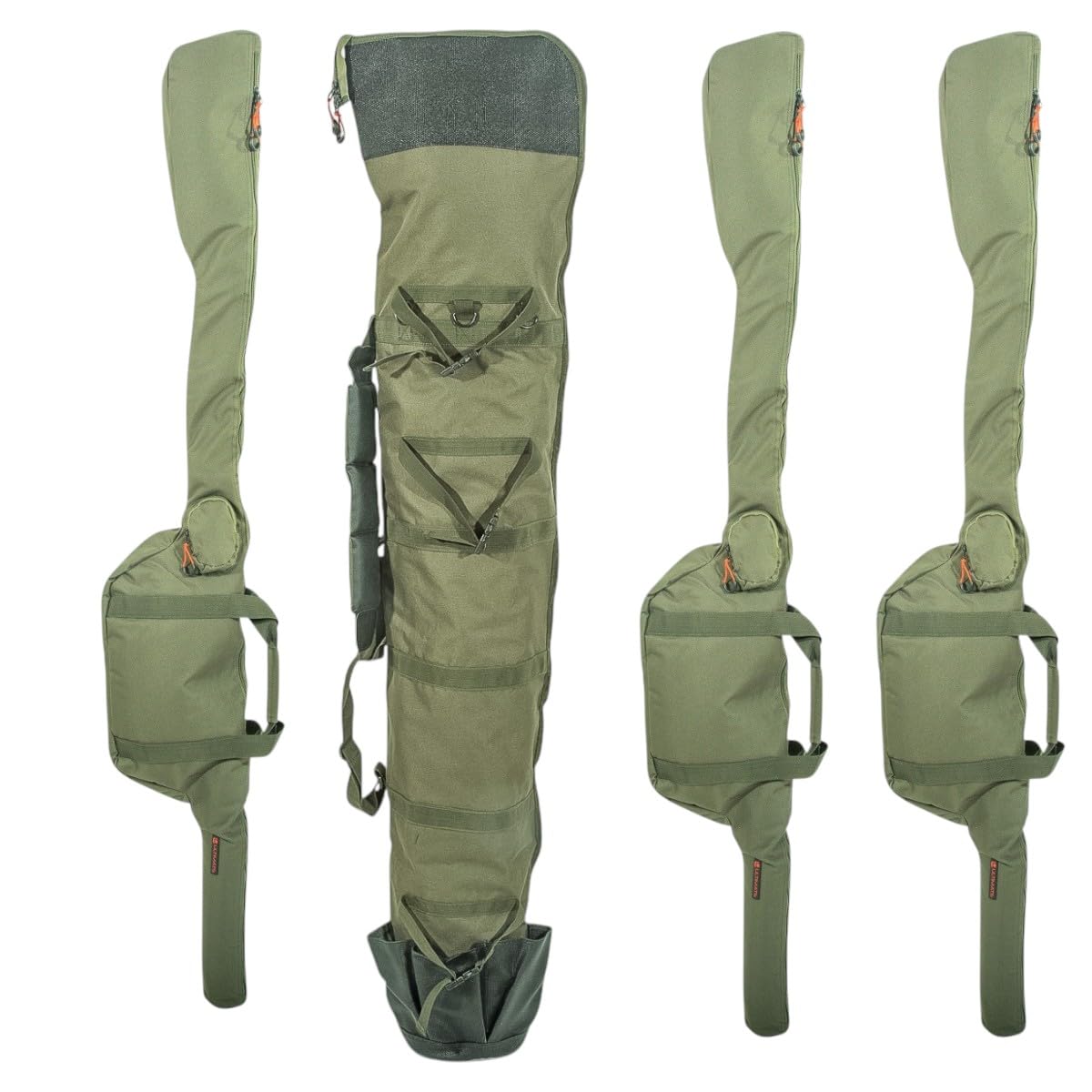 Ultimate Adventure Quiver Holdall 10ft 3 Single Sleeves Set 10ft - Carp Fishing Combo