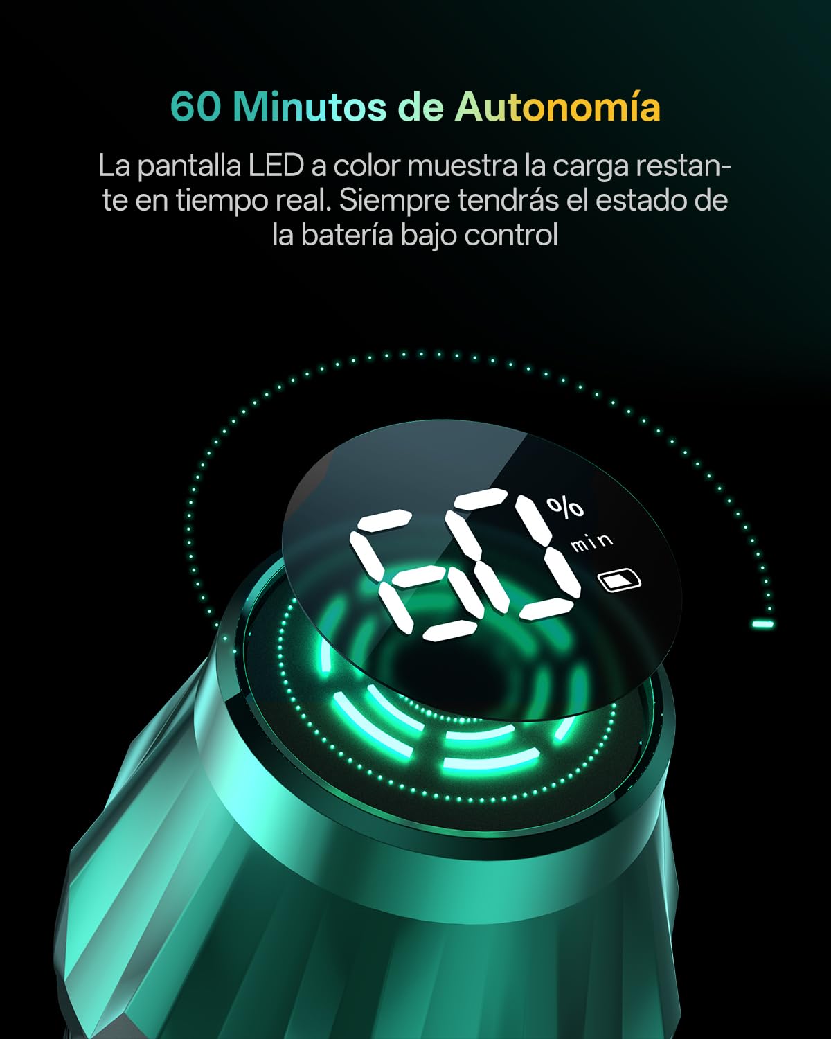Vexilar V15Max Aspiradora sin Cable 65KPa/60 Min/1,5L, Aspiradora Inalámbrica con Fregona, Antienredos, Fácil Limpieza,Tendencias de Moda, Aspirador Escoba Vertical para Suelos/Alfombras/Pelos/Coche