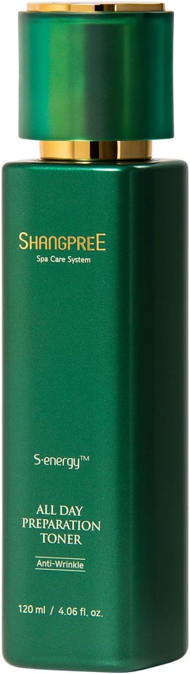 SHANGPREE S-Energy All Day Preparation Toner (120ml / 4.06 fl. oz.), Premium Korean Skincare, Anti-Aging