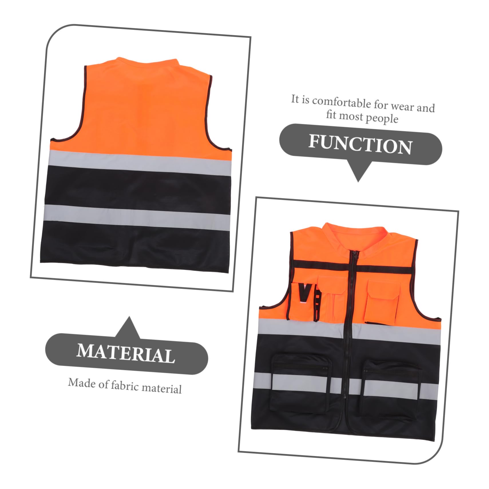 balacoo 9pcs High Visibility Reflective for Cycling and Running Enhanced Visibility for Nighttime Activities for Workers and Event Personnel Comfortable and Easy to Wear