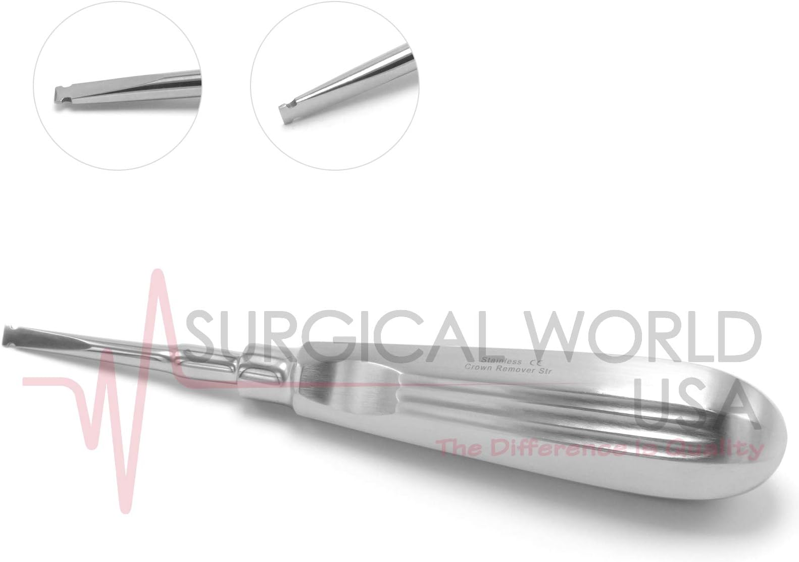 Christensen Crown Remover Straight Dental Elevators Spreader
