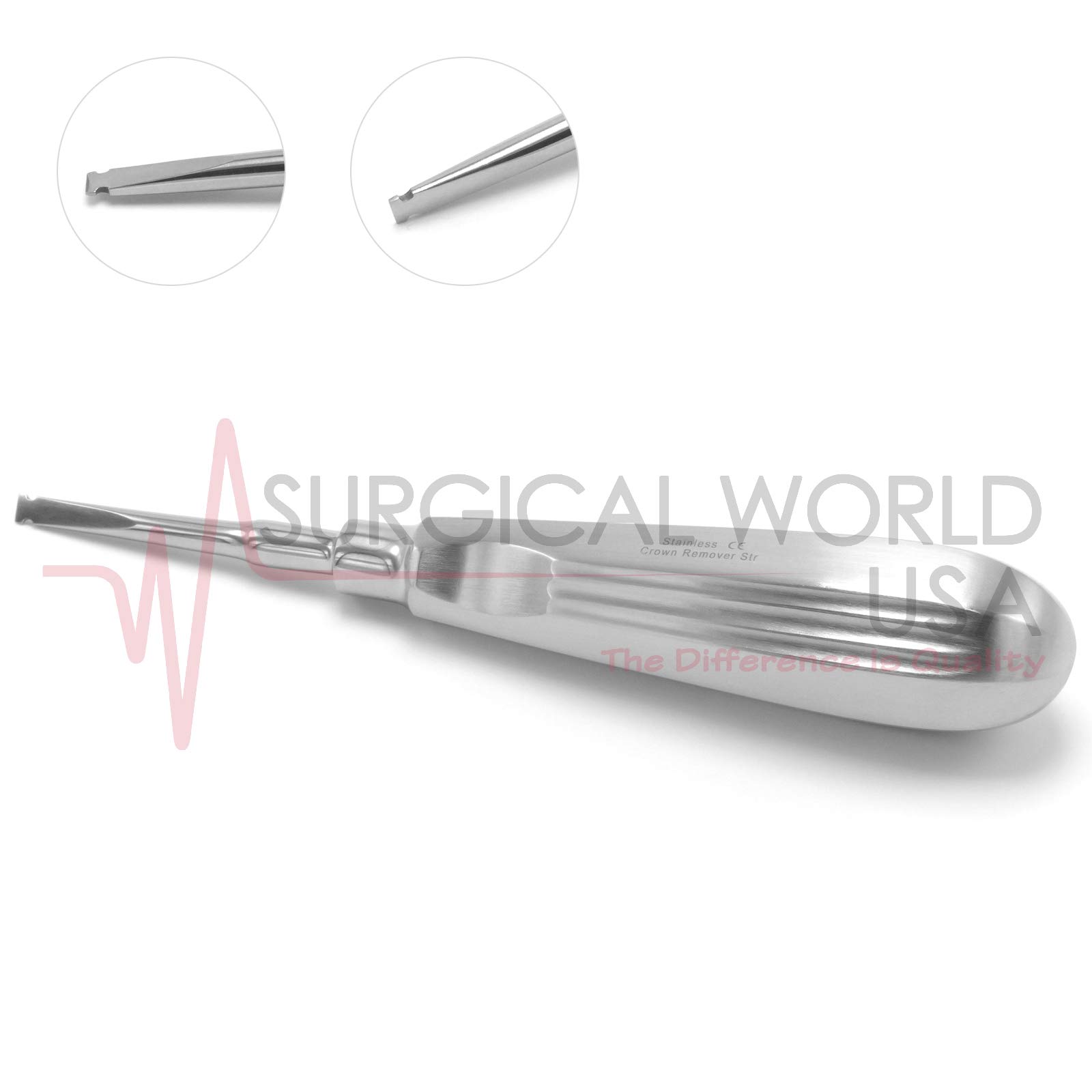 Christensen Crown Remover Straight Dental Elevators Spreader