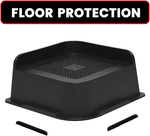 Miniatura 6 de Elevadores de cama de 2 pulgadas, elevadores de muebles de gran tamaño, soporte resistente de hasta 6000 libras, elevación de 2 pulgadas para sofá,