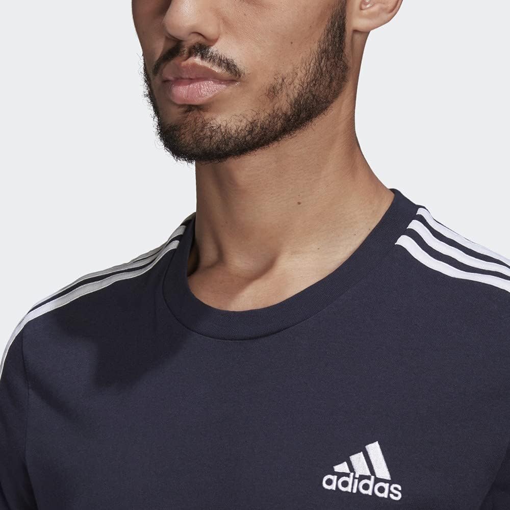 adidas Men's Essentials 3-Stripes Tee - Image 7