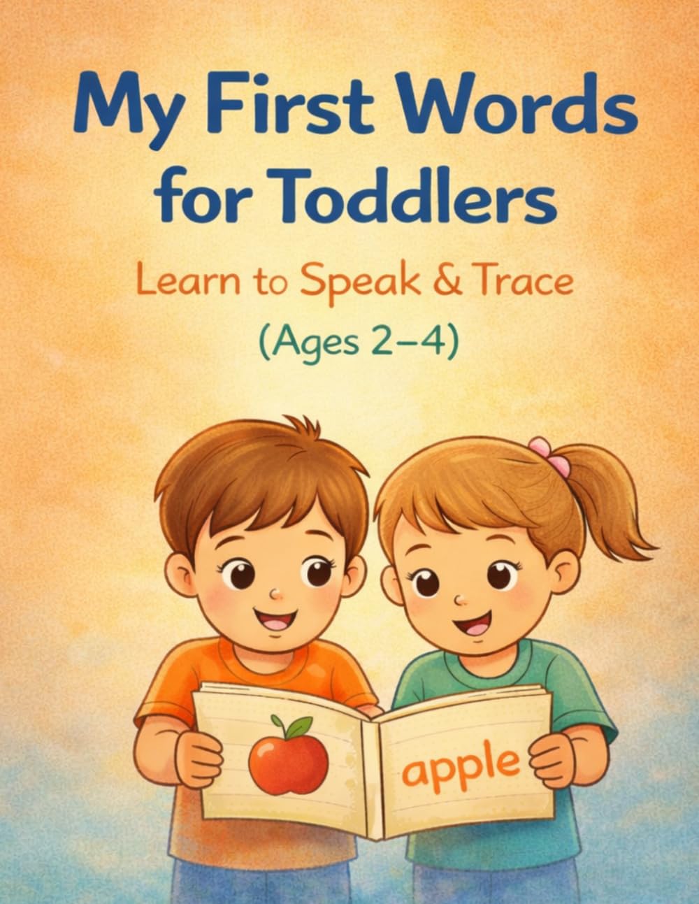 My First Words for Toddlers: Learn to Speak and Trace First Words (Ages 2–4): Fun and Simple Speech Practice for Toddlers to Build Vocabulary and Confidence