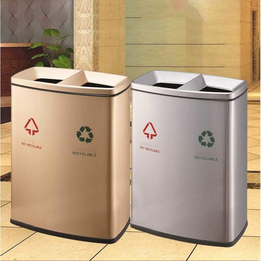 Buy jiji Trash can Stainless Steel Classification Outdoor Dustbins