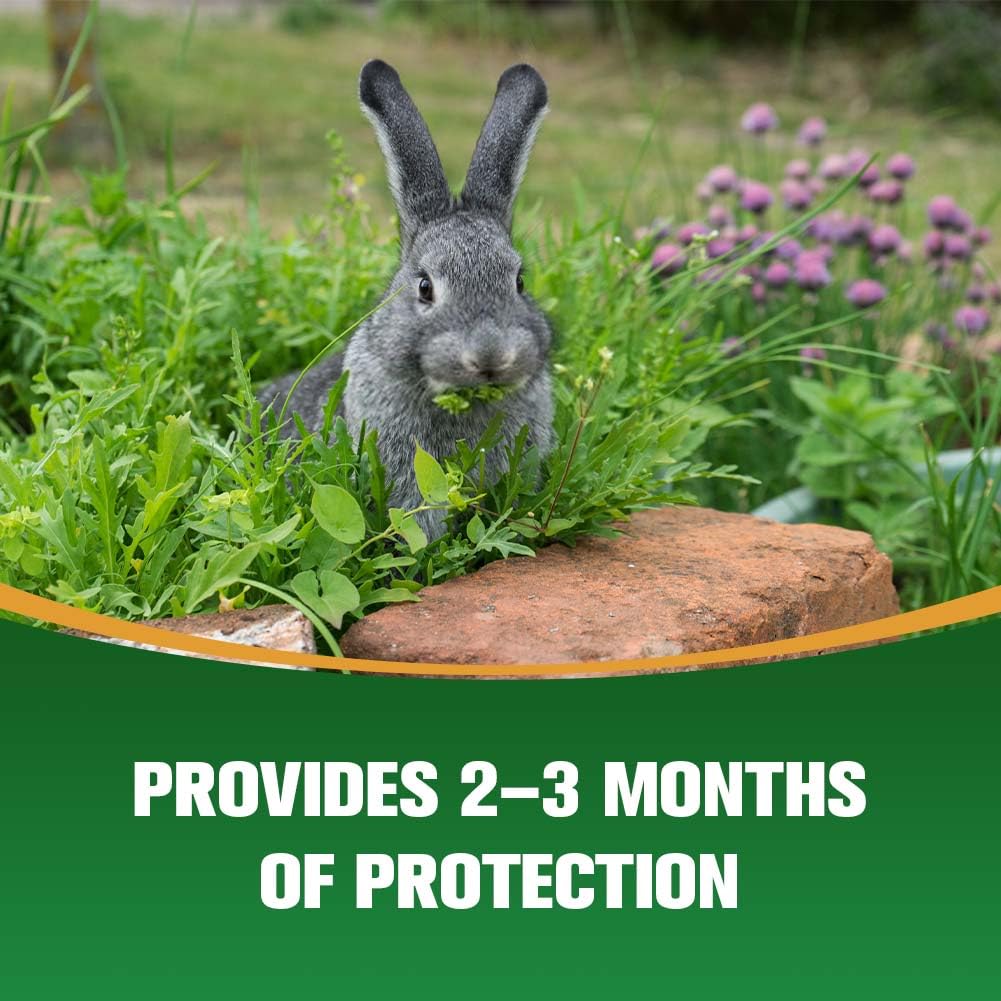 Deer Repellent for Plants, Rabbit Repellent Outdoor, Deer Away Repellent for Garden, Trees and Lawn, Rabbit Repellent for Plants, Safe for People, Pets and Plants, Lasts Up to 60 Days, 8 Packs — view 5