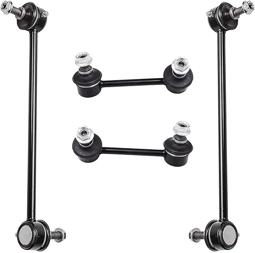 Miniatura 42 de Detroit Axle - 4 barras estabilizadoras para Jeep Grand Cherokee Commander 2005-2010 2006 2007 2008 2009 de repuesto delantero y trasero