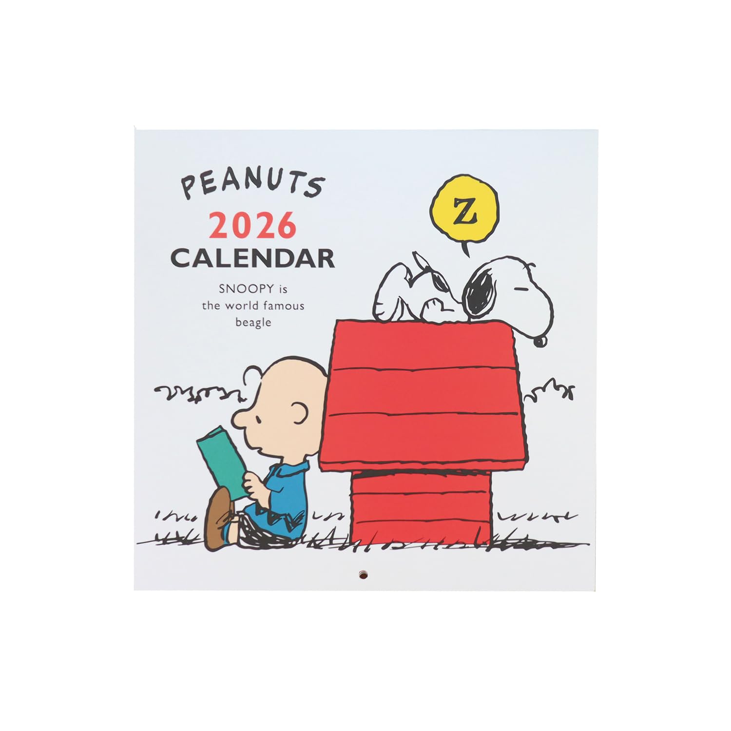 Amazon | スクエア スヌーピー 2026年 カレンダー 壁掛け 白 36PCA-1