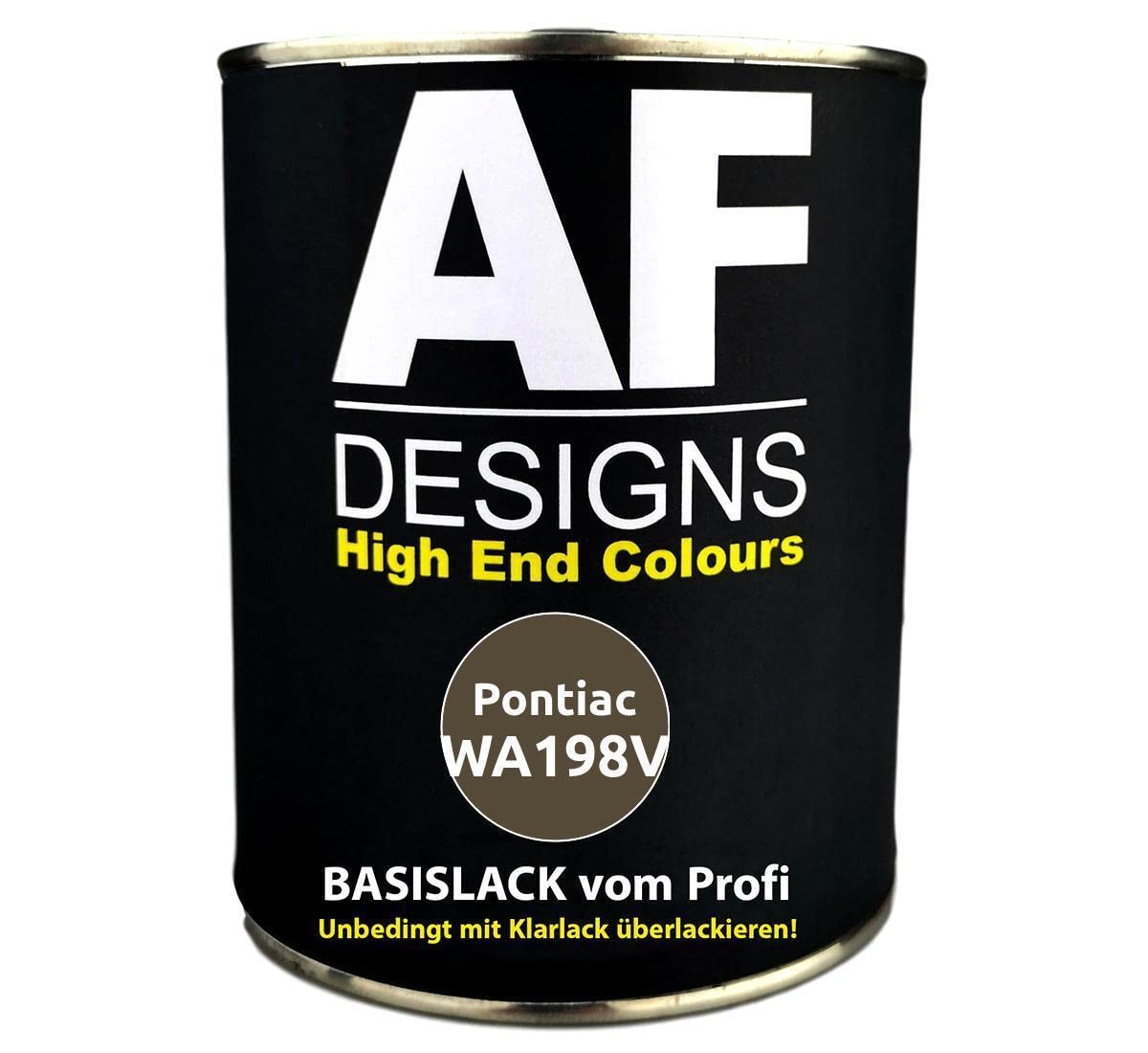 Alex Flittner Designs Peinture de voiture pour Pontiac WA198 V Gris sable métallisé Prêt à pulvériser 1 l