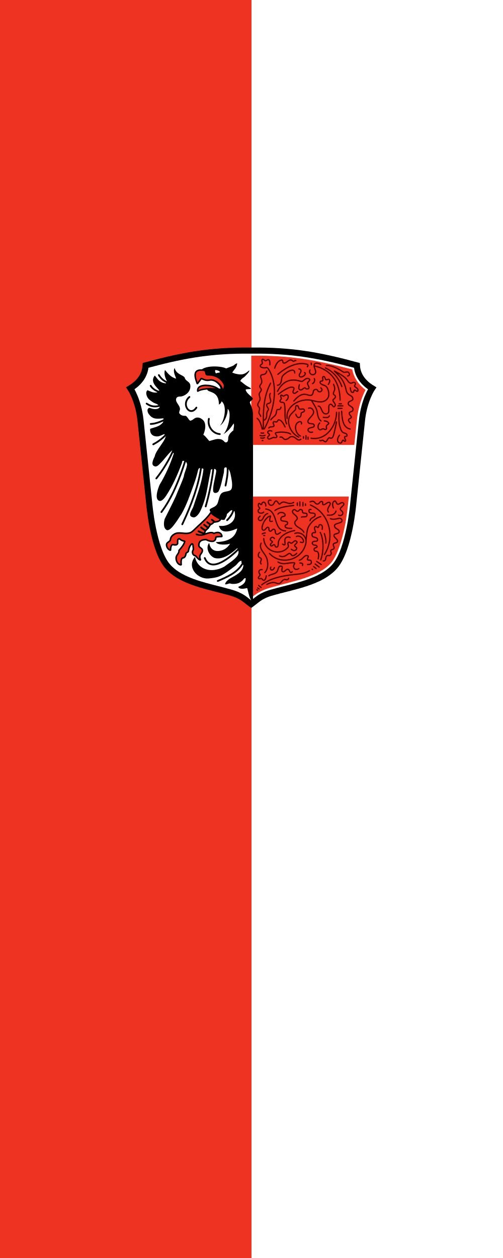 Drapeau Garmisch-Partenkirchen 300x120cm pour décorer un grand chalet
