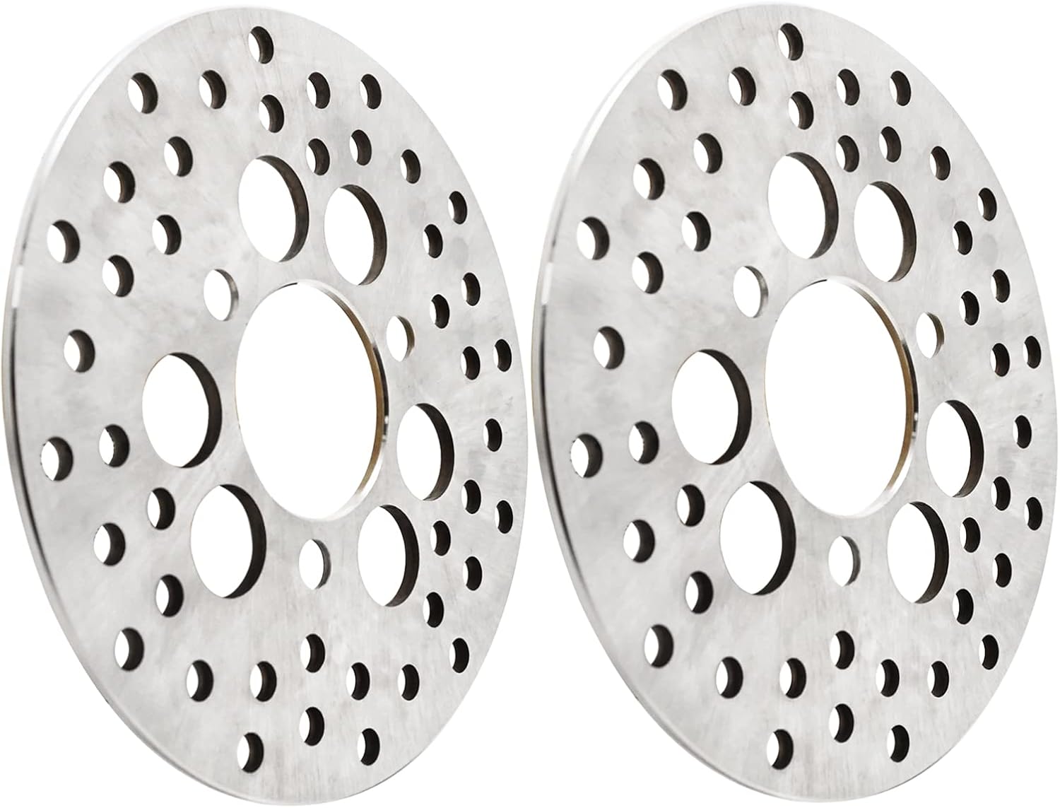 M MATI 2PCS Front Brake Rotor Disc for Kawasaki Bayou 300 2x4 Lakota 300 Mojave 250 Tecate 4 250 KLF300/KEF300/KFX250 41080-1171