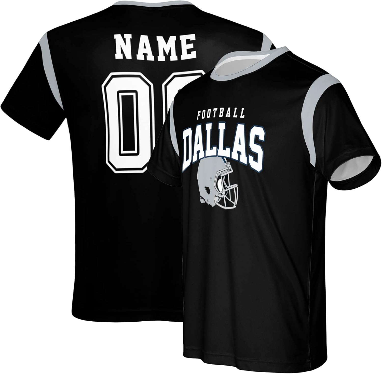 Custom T Shirts for Men Women Kids Sports Fan Jersey Customize Any Name Any Number Personalized Gifts - Image 3