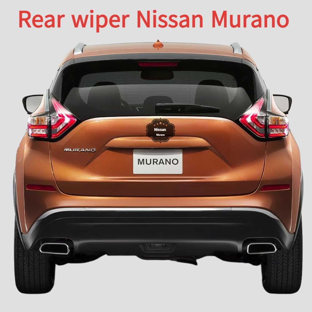 Rear back windshield wiper blade Arm For Nissan Murano 2015 2016 2017 2018 2019 2020 2021 2022 2023 2024 SV SL S Platinum SL Hybrid Platinum Hybrid Midnight Edition Car Rear wiper arm blade set