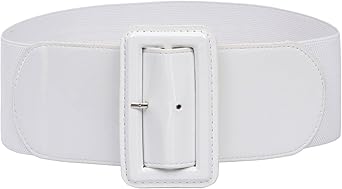 GRACE KARIN Women's Stretchy Belt 1950s 3 Inch Wide Elastic Belts