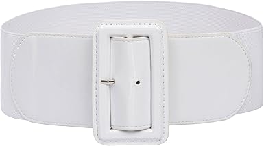GRACE KARIN Women's Stretchy Belt 1950s 3 Inch Wide Elastic Belts