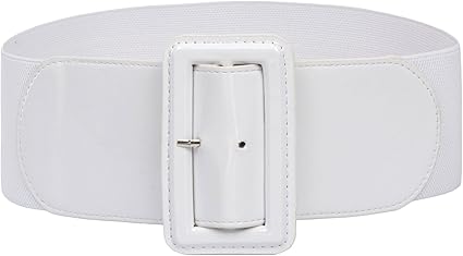 GRACE KARIN Women's Stretchy Belt 1950s 3 Inch Wide Elastic Belts