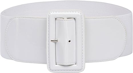 GRACE KARIN Women's Stretchy Belt 1950s 3 Inch Wide Elastic Belts