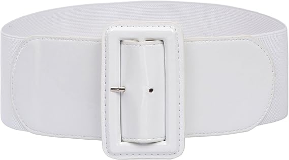 GRACE KARIN Women's Stretchy Belt 1950s 3 Inch Wide Elastic Belts