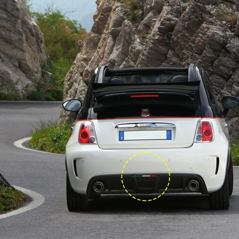 4R Quattroerre.it Stripe Striscia Adesiva 3D Tricolore Italia per Estrattore