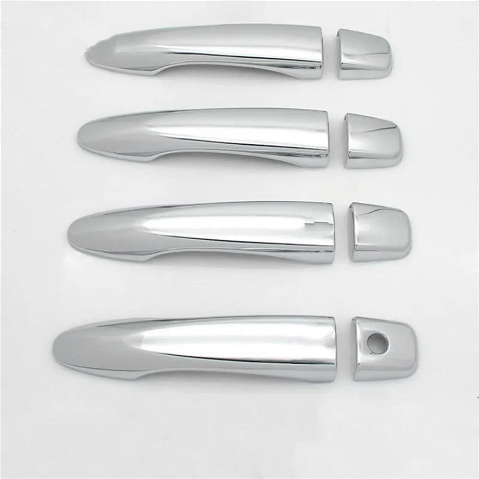 Bayde 1 Keyhole No Button Chrome Exterior Door Handle Cover Trim Sticker Car Styling For Nissan For X-Trail For Rogue T32 2014-2019 Cover Trim