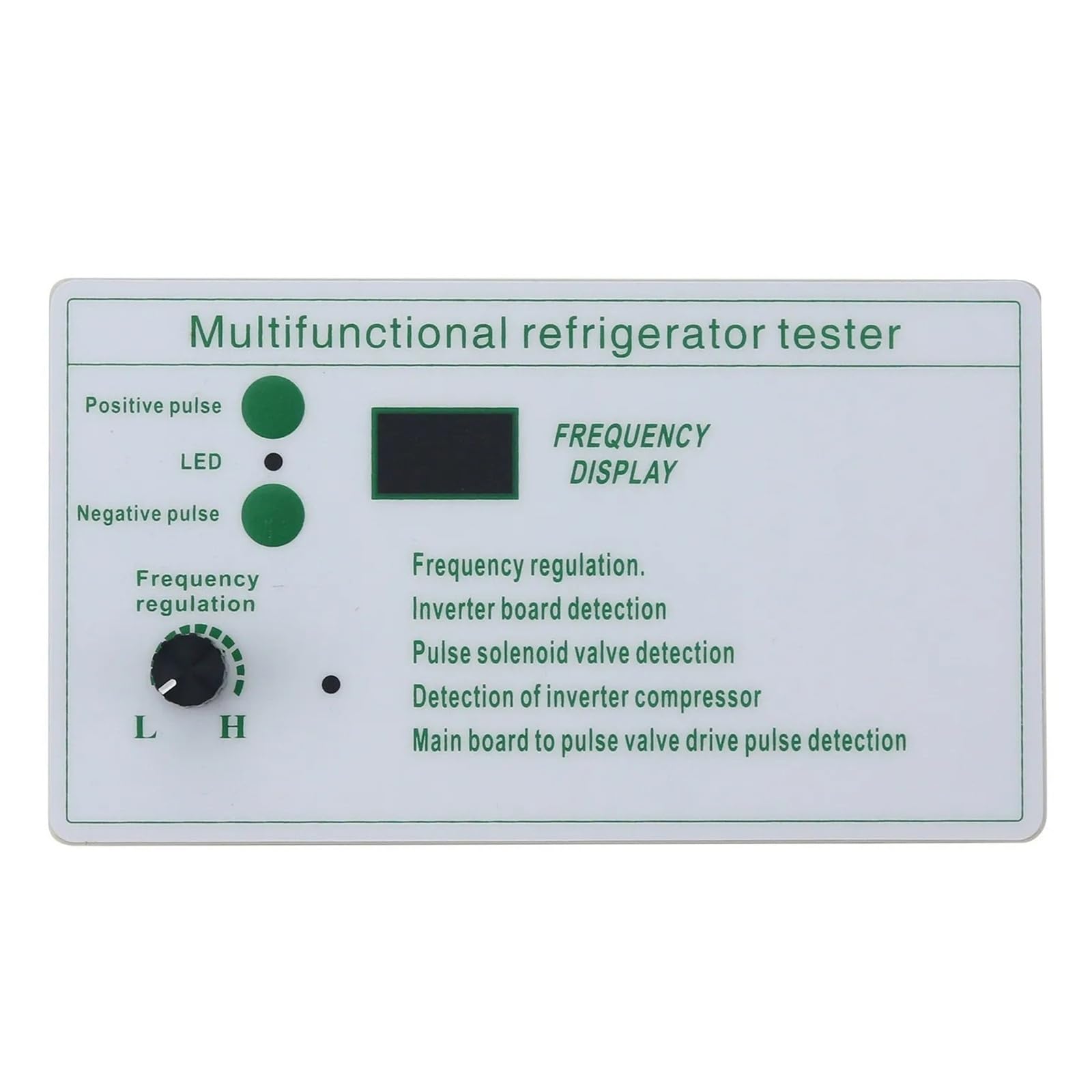 Inverter Refrigerator Detector Refrigerator Repair Tool Pulse Solenoid Valve Test English Version Versatile Usage(4-in-1)