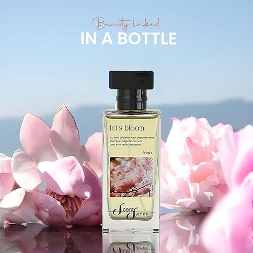 Miniatura 3 de Let's Bloom Perfume Unisex 50ML  Aroma acuático fresco de larga duración  Perfecto para hombres y mujeres