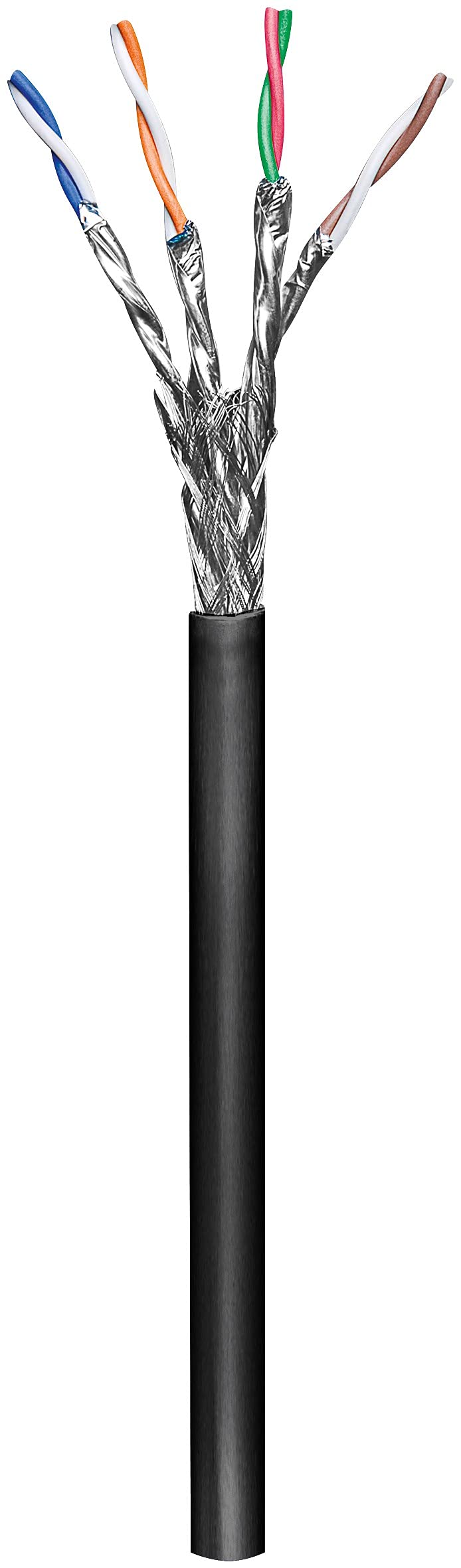 Goobay 57195 - Cable de Red S/FTP (Cat.6, RJ34, 100 m)