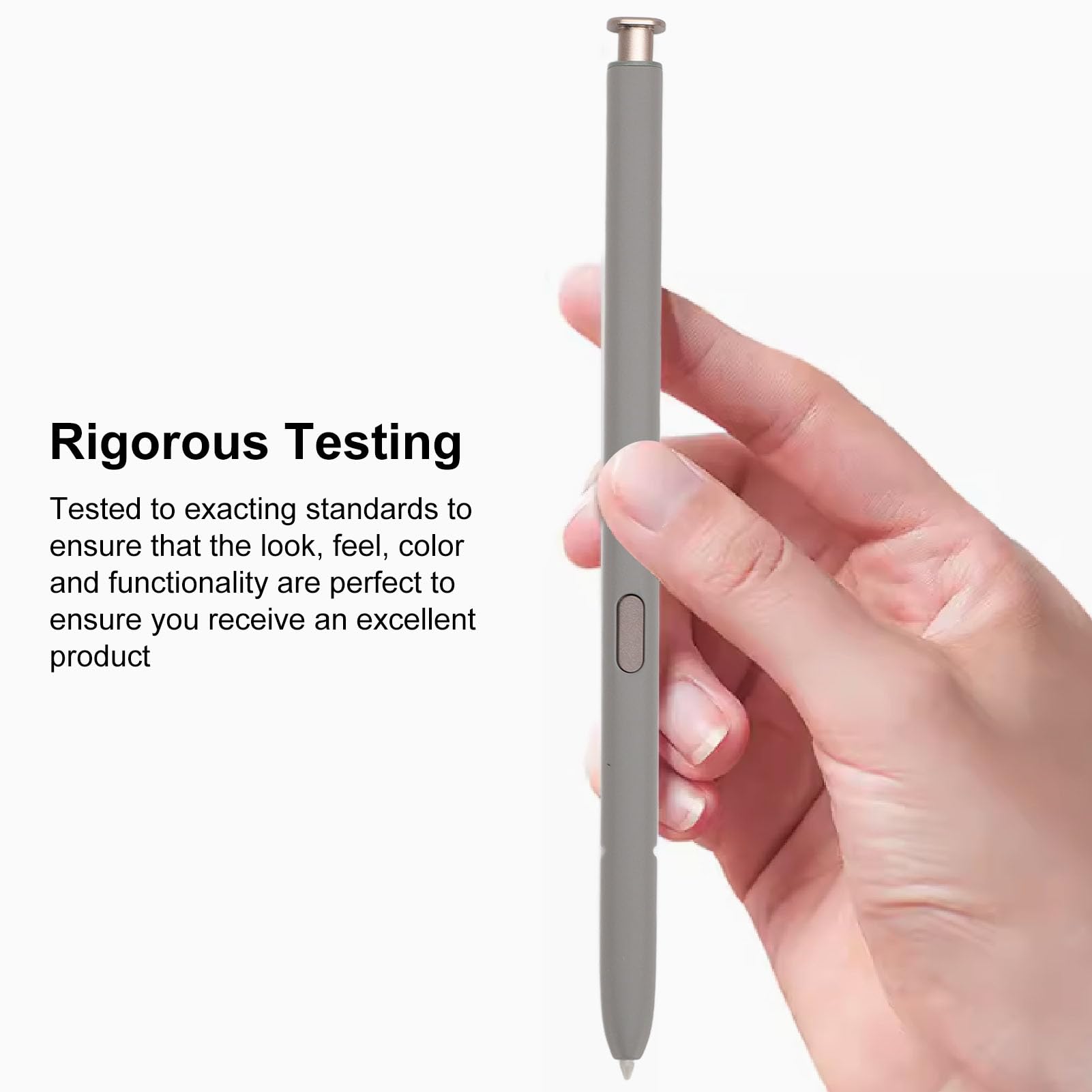 SIXRUN Penna Touchscreen di Precisione, Punta da 0,7 Mm con 4096 Livelli di Pressione per Dispositivi Touch (Giallo e grigio chiaro)
