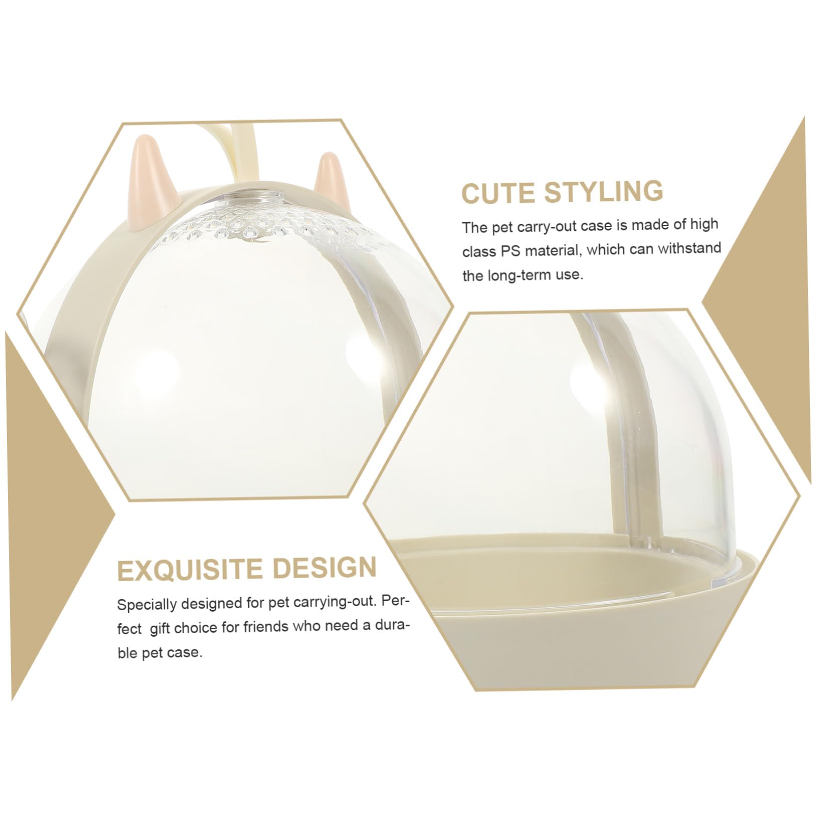 Atmungsaktive Tragbare Hamster Transportbox aus Robustem Material Transparenter Kleintierkäfig für Zwerghamster Chinchilla und Kleine Haustiere für Reisen und Outdoor Einsatz