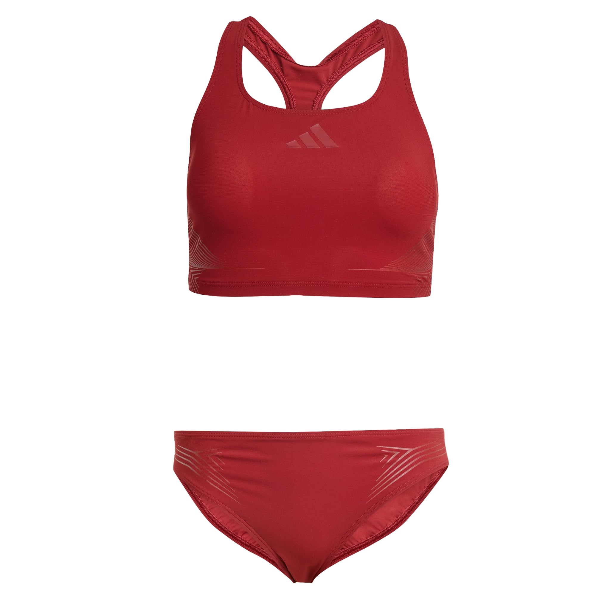 adidas Femme Lanelux Y-​Back Bikini Swimwear, Shadow Red, 40
