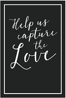 Fun Express Blank Hashtag Wedding Sign - Customizable Party Decor for Wedding Hashtags Photo Booths and Social Media Moments - Perfect for Weddings Engagements and Special Celebrations - 1 Piece