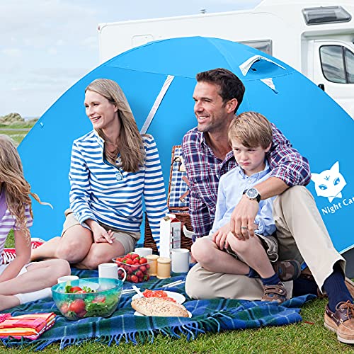 Night Cat 2人用テント 超軽量テント 二重構造 キャンプ アルミポール 防水 耐水圧3000㎜ バックパッキング ハイキング 2.2x1.4m 9枚目