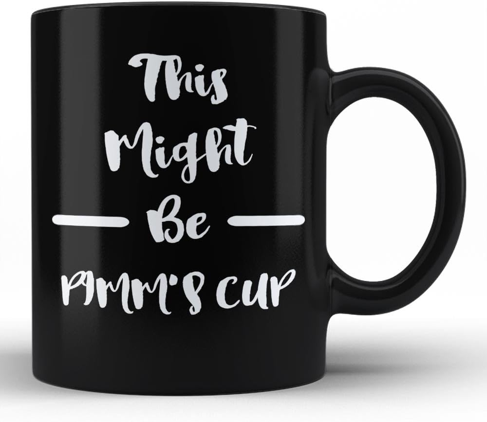Funny Sarcastic Mug For Pimm's Cup Lover Gift for Pimm's Cup Drinker Cocktail Alcohol Humour Black Coffee Mug By HOM For Friends Family Neighbours Fellas Unique Gifting Idea