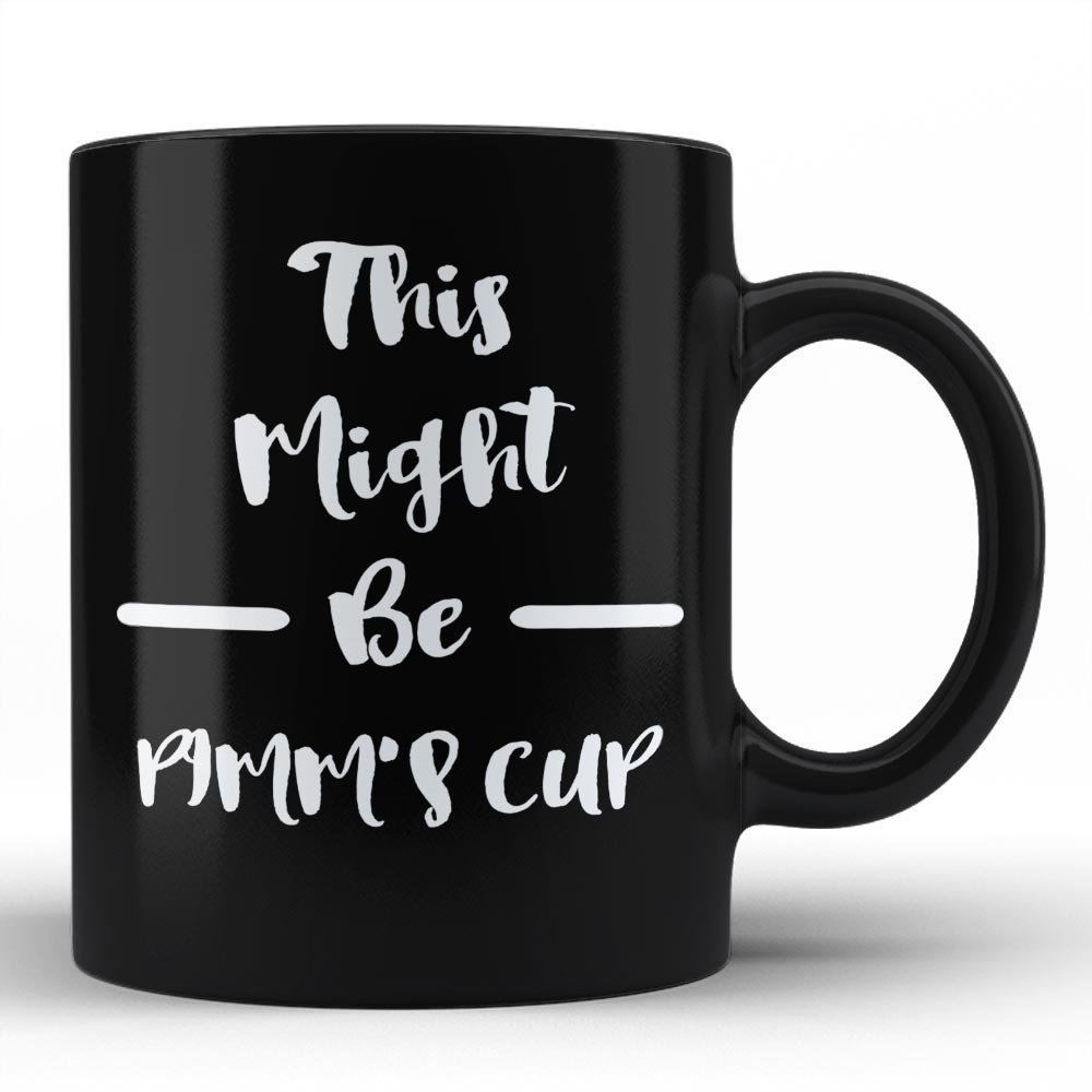 Funny Sarcastic Mug For Pimm's Cup Lover Gift for Pimm's Cup Drinker Cocktail Alcohol Humour Black Coffee Mug By HOM For Friends Family Neighbours Fellas Unique Gifting Idea