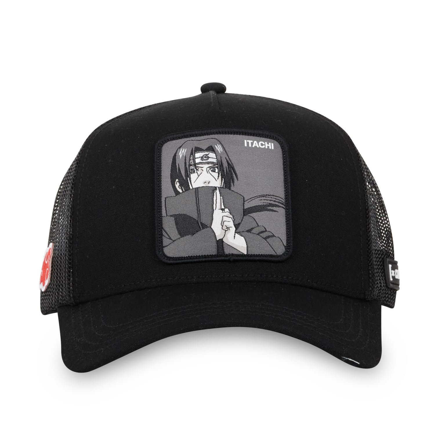 Capslab Itachi Naruto Shippuden Negro Gorra de Camionero Ajustable