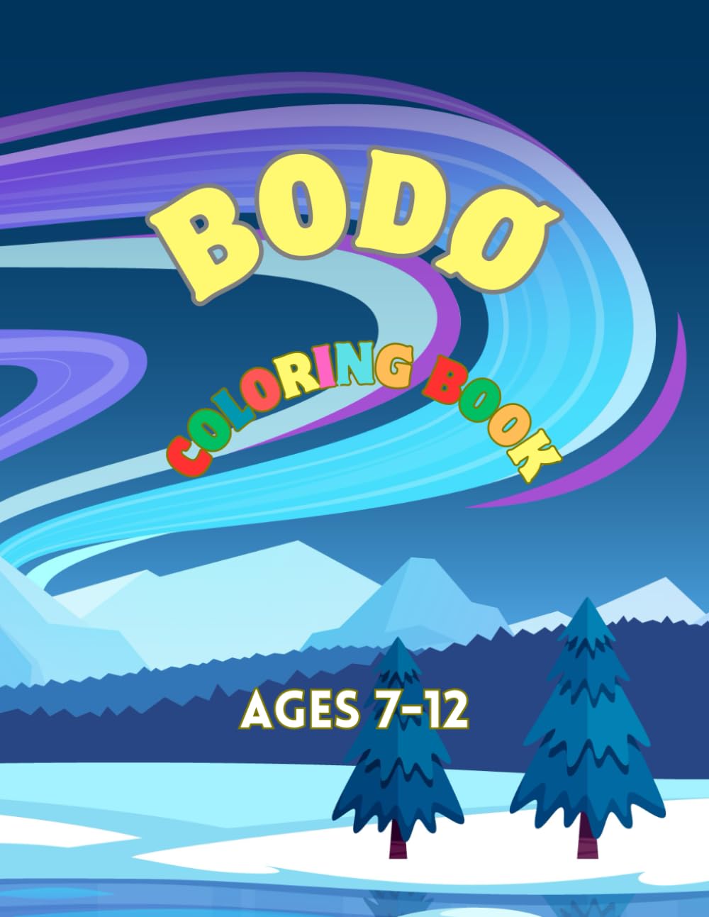 Bodø: Coloring book 7-12 years (Northern Norway)