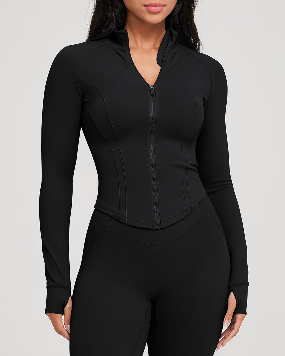 GYM RAINBOW Womens AiringBrez Athletic Workout Jacket Lightweight Waist-Snatching Zip Up Running Cropped Jackets Gym Top - Image 2