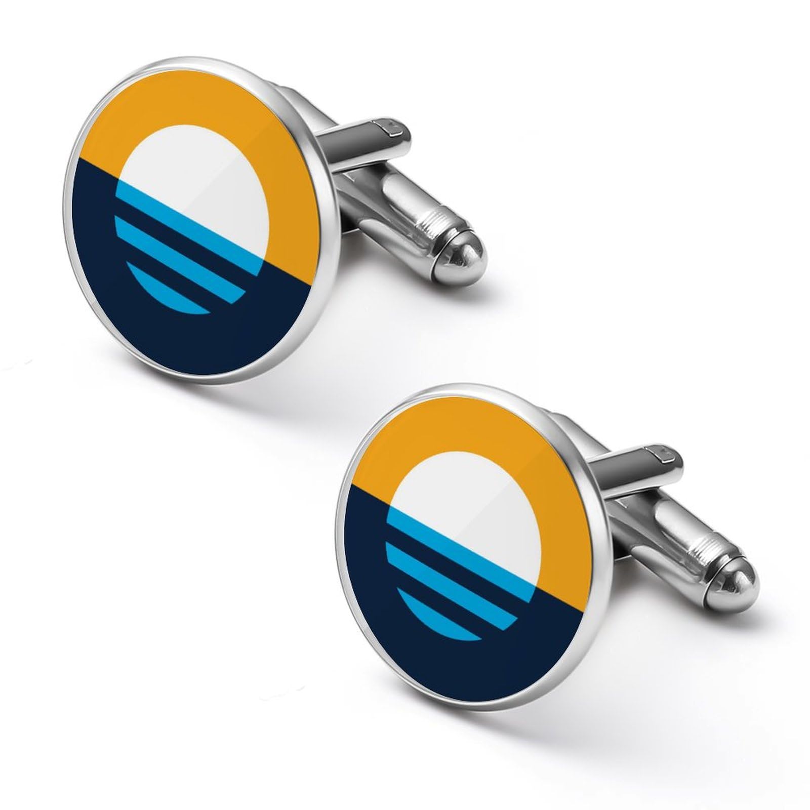 The People's Flag of Milwaukee Mens Cufflinks Classic Alloy Shirt Cuff Links Unique Jewelry Gift for Groom Father Husband Boyfriend 2.0cm, style, vgzdsg543