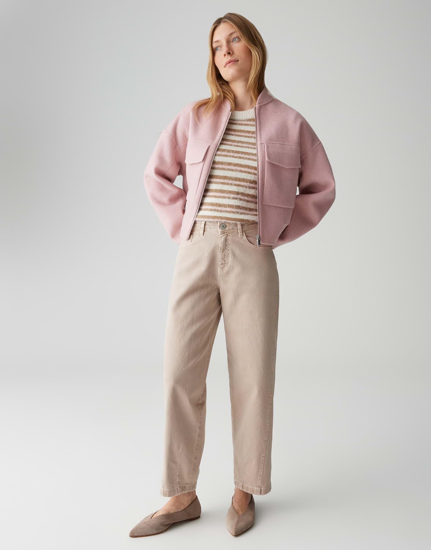 OPUS Damen Barrel | LOLAH Edgy Barrel Jeans aus BCI Cotton Mix Mid Rise