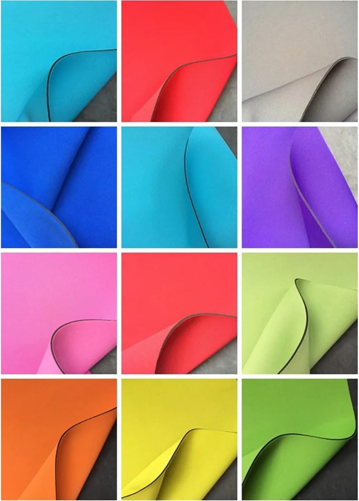 Neopren-Stoff 2 mm Stretch-Neopren-Tauchstoff, doppelseitiger Verbundstoff, wasser- und windabweisend, for Tauchschutz-Neoprenanzüge Neopren-NäHstoff(Color:2)