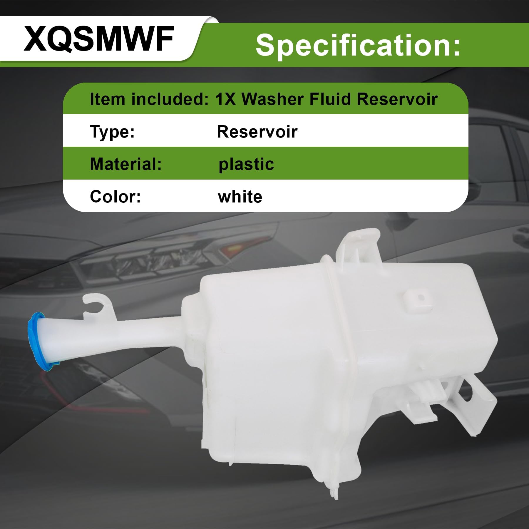 XQSMWF Depósito de líquido para limpiaparabrisas 98611M7100 compatible con Kia Forte 2019-2023