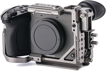 Tilta Camera Cage Compatible with FX2 | NATO, Cold Shoe, 1/4"-20 & 3/8"-16 Threads Titanium Gray, Full Cage