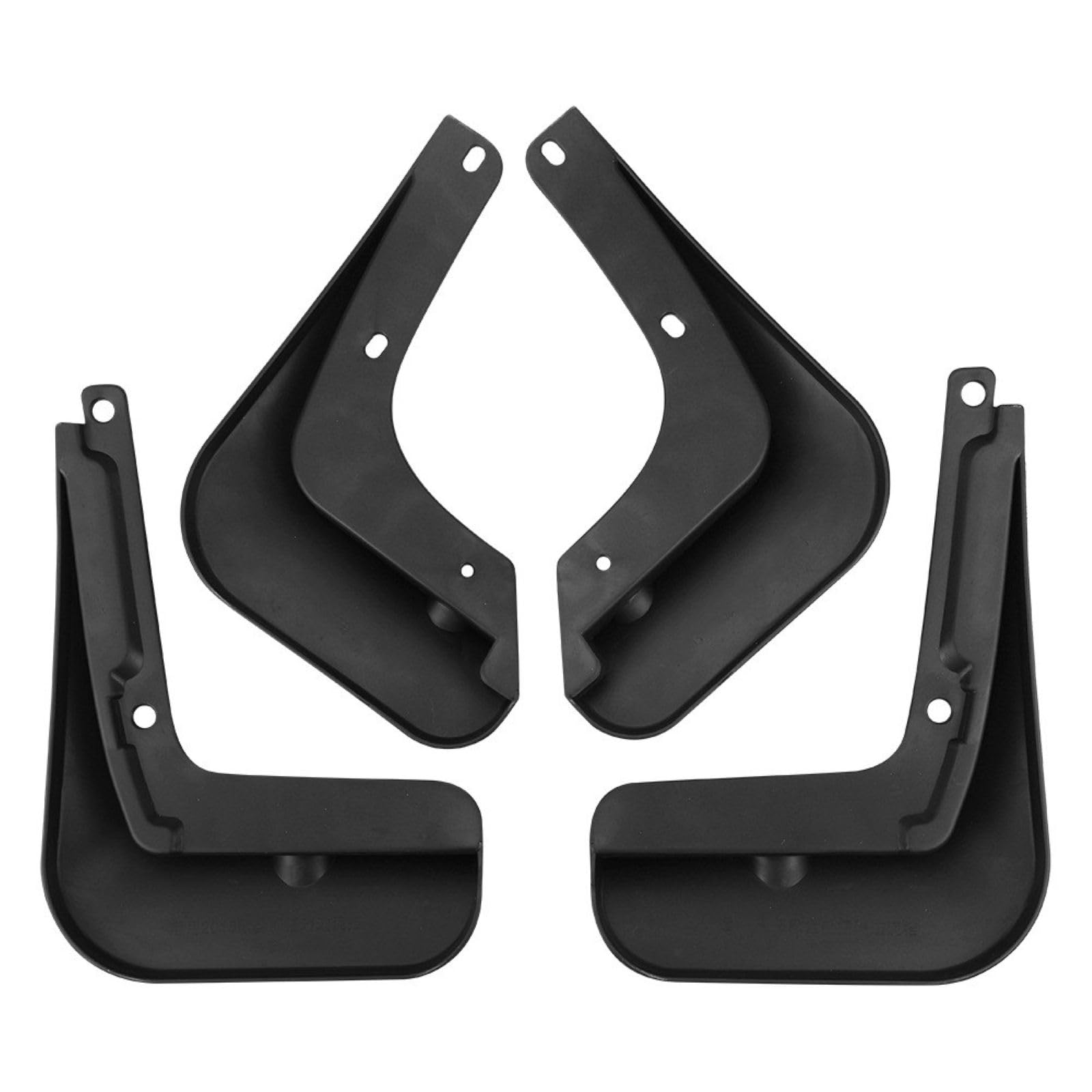 CDQSB 4 Pcs Car Mud Flaps for KIA Forte 2018-2019, Front Rear Fenders Splashproof Splash Guards Mudflaps Protects Accessories