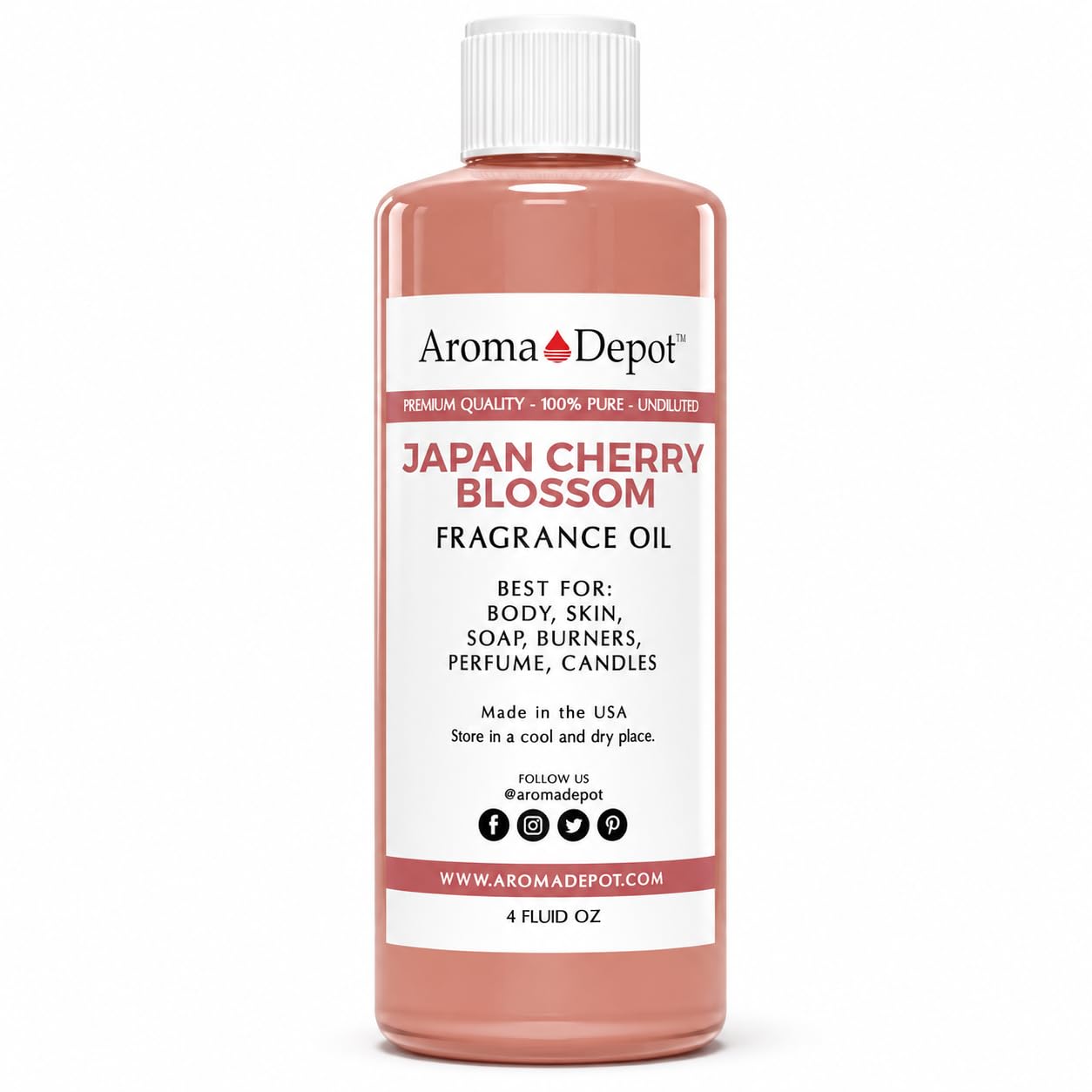 Aroma Depot Japanese Cherry Blossom Fragrance Oil, 4 fl oz for DIY Projects