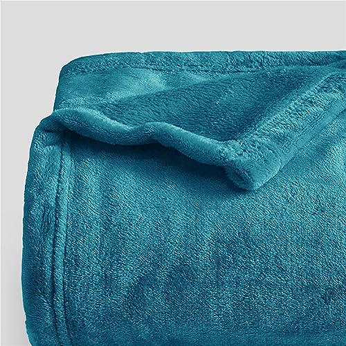 Oxford Homeware Fleece Blanket Sofa Throw Cuddly Reversible Soft Throws for Bed Couch, Settee - Image 2
