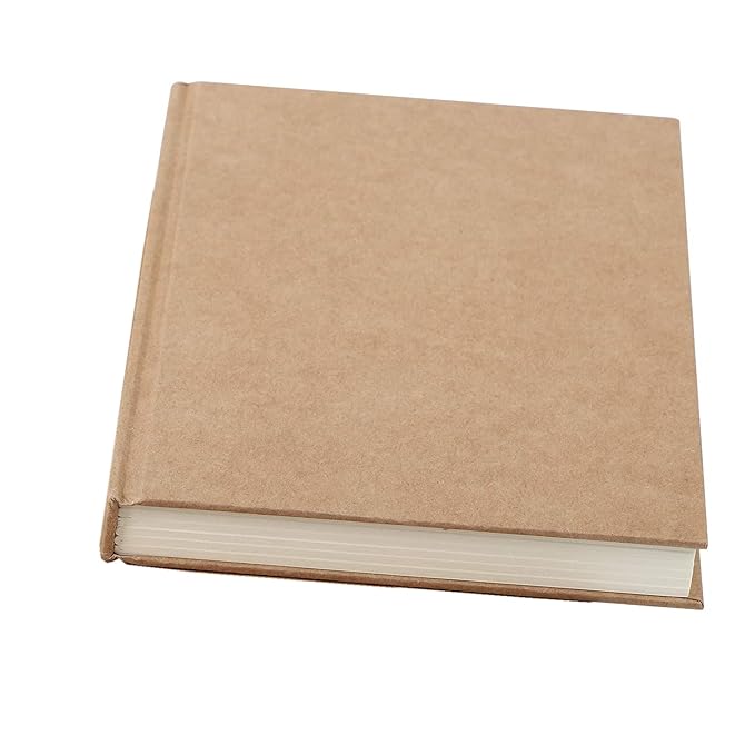 INNAXA Hardbound Diary, Blank Notebooks, A5 (6 x 8) Blank Page Notebook