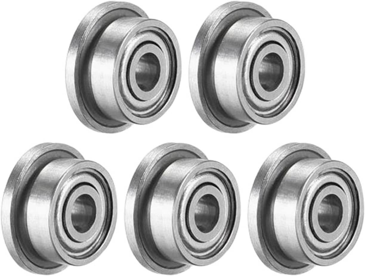10/20/50pcs F692ZZ Flange Bearing 2x6x3 mm ABEC-3 Flanged F692 Z ZZ Ball Bearings(10PCS)